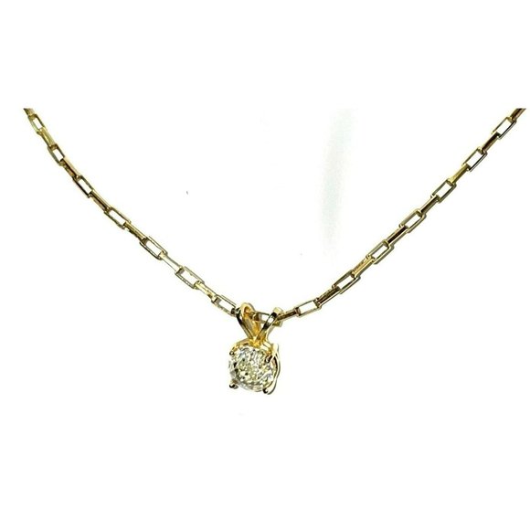 Modified Briolette Cut Diamond Solitaire Pendant 1ct - Picture 16 of 16